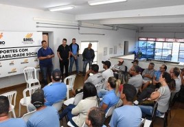 Novo secretário municipal de Esportes e Lazer realiza primeira reunião comservidores da pasta