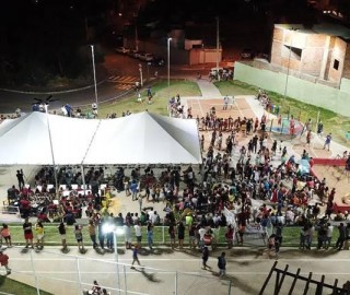 Imagem 1 do post Governo Municipal entrega novo espaço com Praça da Saúde, Quadra de Futevolei e Espaço Kids no Bairro Boa Esperança