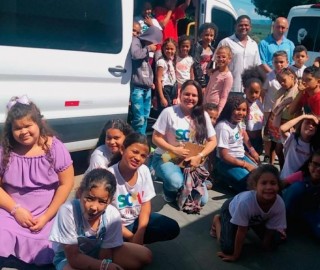 Imagem 3 do post CRAS Geraldo Tuniquinho proporciona as crianças do SCFV visita a Biblioteca Pública Municipal Idalides Paulina de Souza