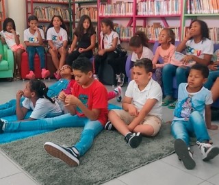 Imagem 9 do post CRAS Geraldo Tuniquinho proporciona as crianças do SCFV visita a Biblioteca Pública Municipal Idalides Paulina de Souza