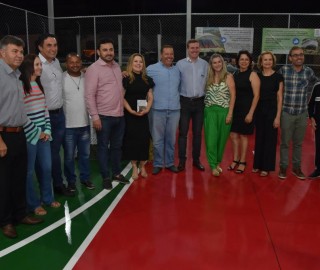Imagem 2 do post Câmara Participa de Inauguração da Quadra Esportiva Coberta da APAE