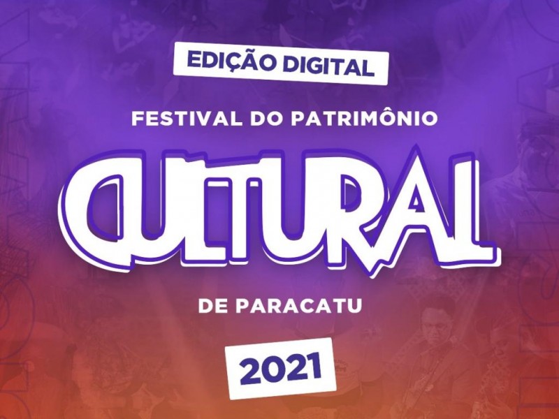 Programação virtual do 8º Festival Cultural de Paracatu está repleta de atrações...