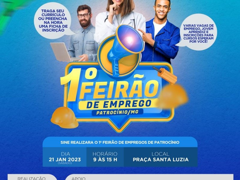 1º Feirão de Emprego de Patrocínio/MG