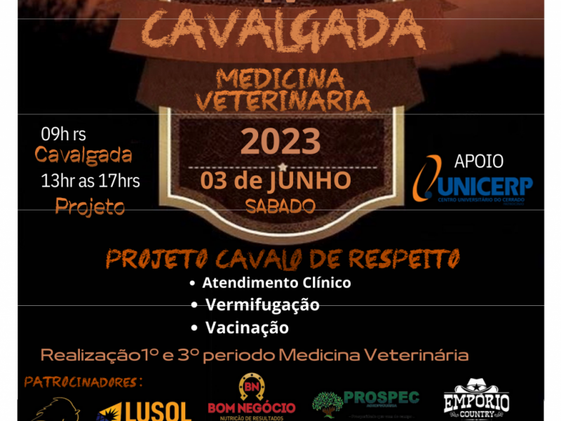 Unicerp realiza 4ª edição da Cavalgada