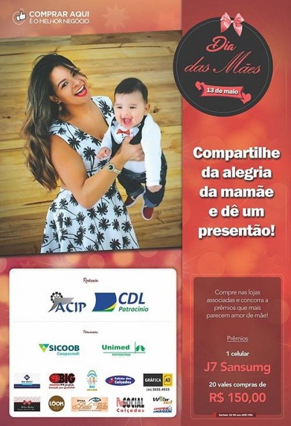 Campanha de Valorização do Comércio começa pelo Dia das Mães