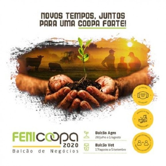 FENICOOPA 2020: novo formato com apoio ao associado/cliente da COOPA respeitando as recomendações da OMS