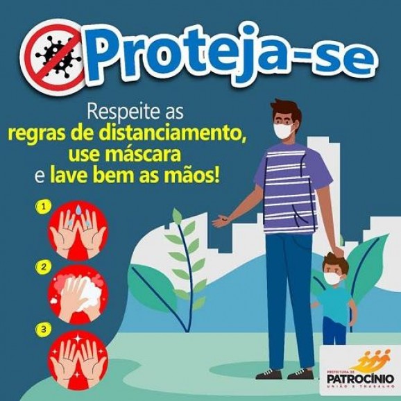 Proteja-se! Lave bem as mãos