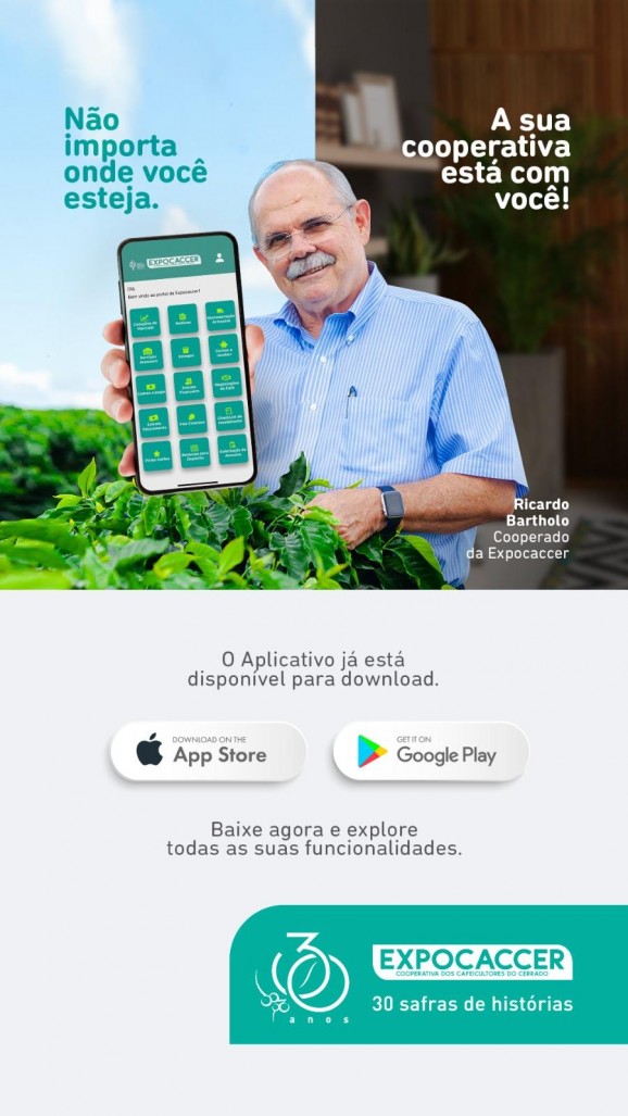 Expocaccer lança aplicativo exclusivo para cooperados