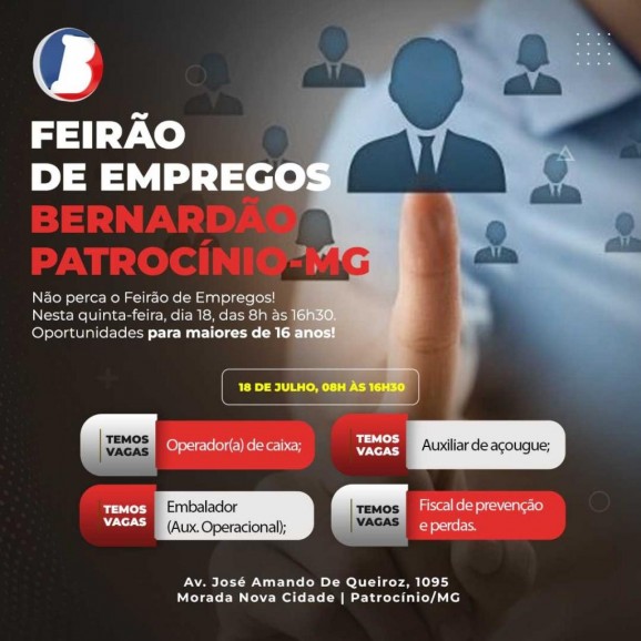 Feirão de Empregos em Patrocínio: Uma Oportunidade Imperdível para Jovens!