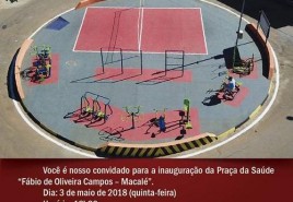 Inauguração da Praça da Saúde no Bairro Cruzeiro da Serra acontece nessa quinta