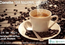 O Dia 24 de maio é comemorado o “Dia Nacional do Café“