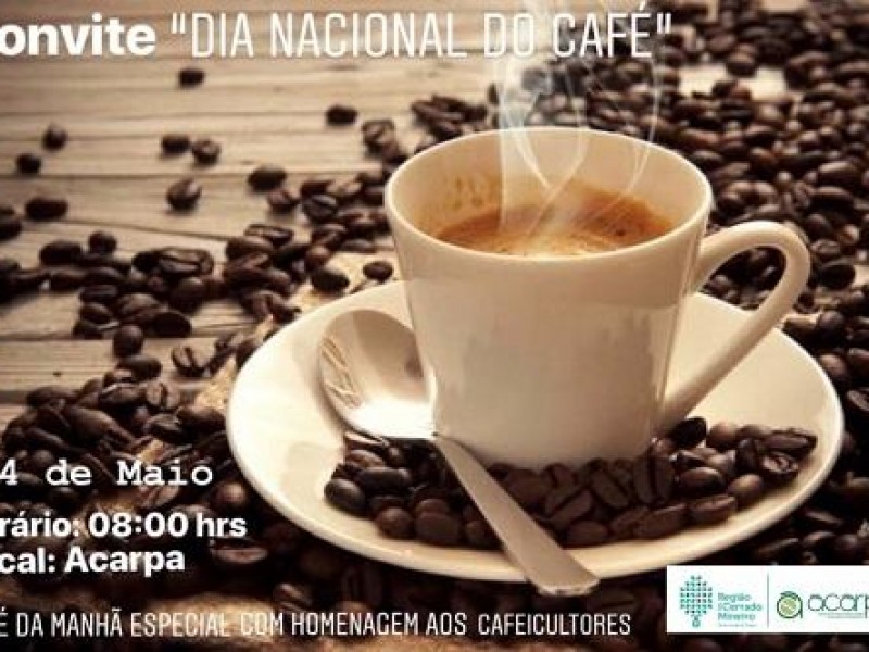 O Dia 24 de maio é comemorado o “Dia Nacional do Café“