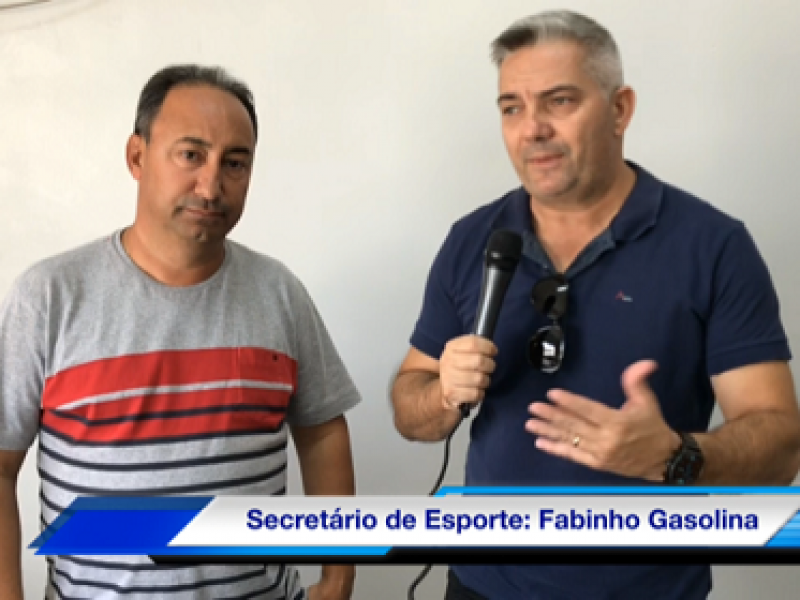 Secretário de Esporte Fabinho Gasolina fala da visita da Federação Mineira e...