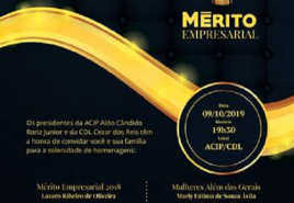 ACIP/CDL fazem entrega do troféu Mérito Empresarial na próxima quarta-feira