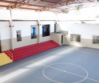 Imagem 1 do post Escola Municipal Dona Mulata ganha nova e cantina e área recreativa coberta