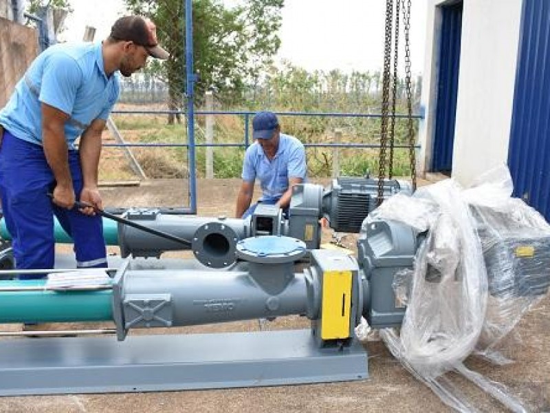 DAEPA instala seis novas bombas em Estações Elevatórias de Esgoto
