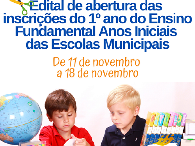 Secretaria Municipal de Educação de Patrocínio/MG divulga Edital para inscrições e matrículas...