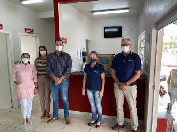 Secretário Municipal de Saúde realiza visita a UBS de São João da Serra Negra recebe doação de Autoclave do Sicoob Coopacredi