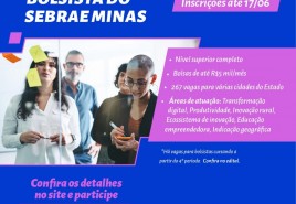 Sebrae Minas abre edital para seleção de bolsistas do programa ALI em Patrocínio
