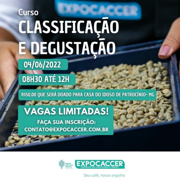 Expocaccer promove curso de classificação e degustação de cafés