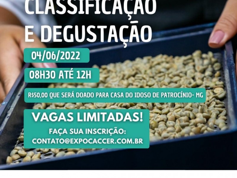Expocaccer promove curso de classificação e degustação de cafés