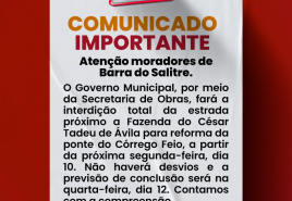 Secretaria de Obras Públicas realiza melhorias nas estradas rurais de Barra do Salitre