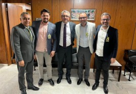 Secretário Pastor Alaércio e Vereador Professor Natanael em busca de melhorias em Brasília