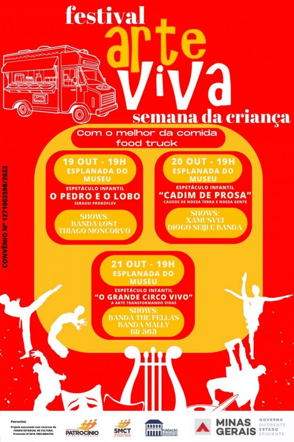 Festival Arte Viva “Semana da Criança” inicia na próxima quinta-feira (19)